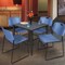 Regency Kahlo Square Table & Chair Sets, 30 W, 30 L, 29 H, Wood, Metal, Polypropylene Top, Grey TPL3030GYBK44BE - alternate 8